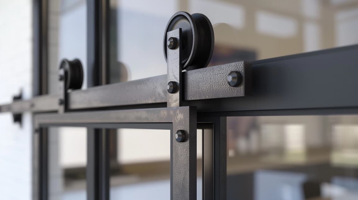 Industrial Barn Doors detail 2