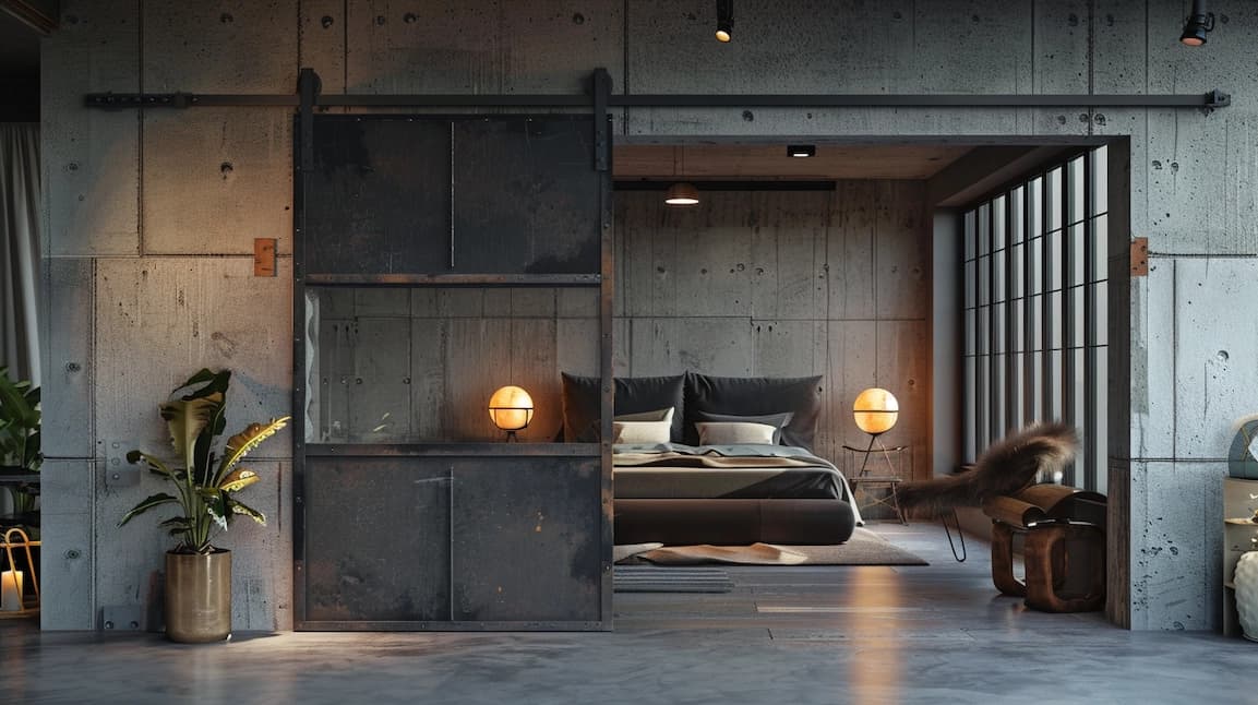 Industrial Barn Doors detail 5
