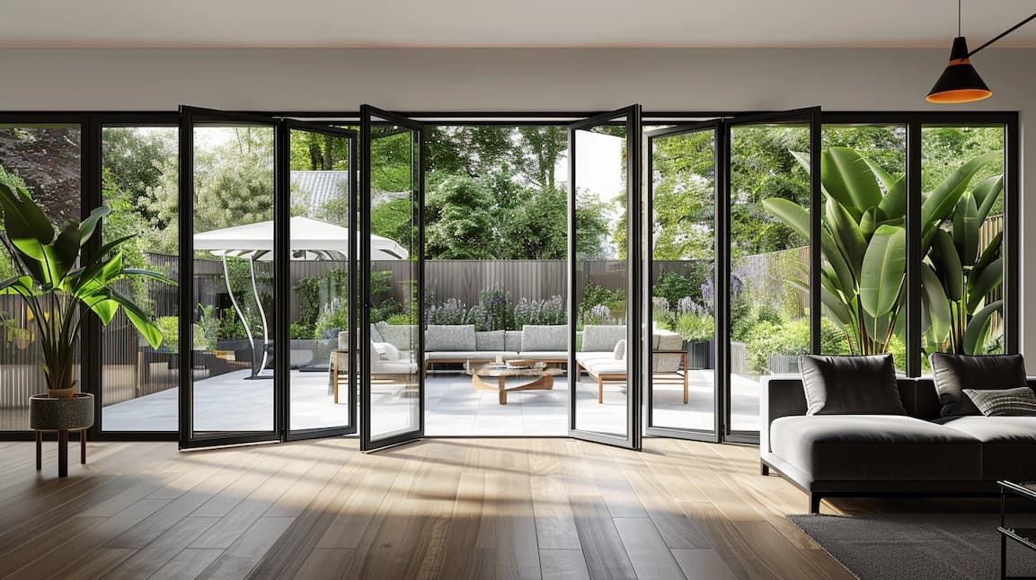 Bi-Fold Garden Doors detail 2