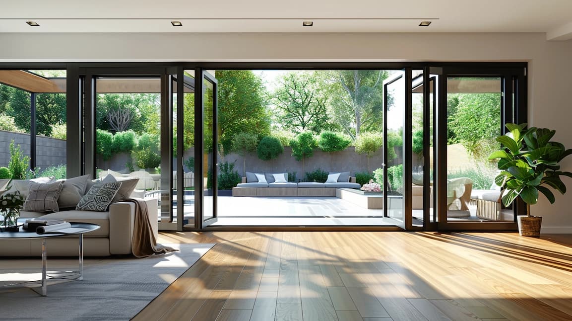 Bi-Fold Garden Doors detail 3